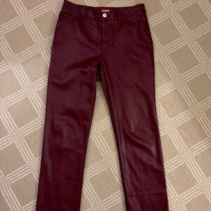 STAUD size 8 vegan leather pants